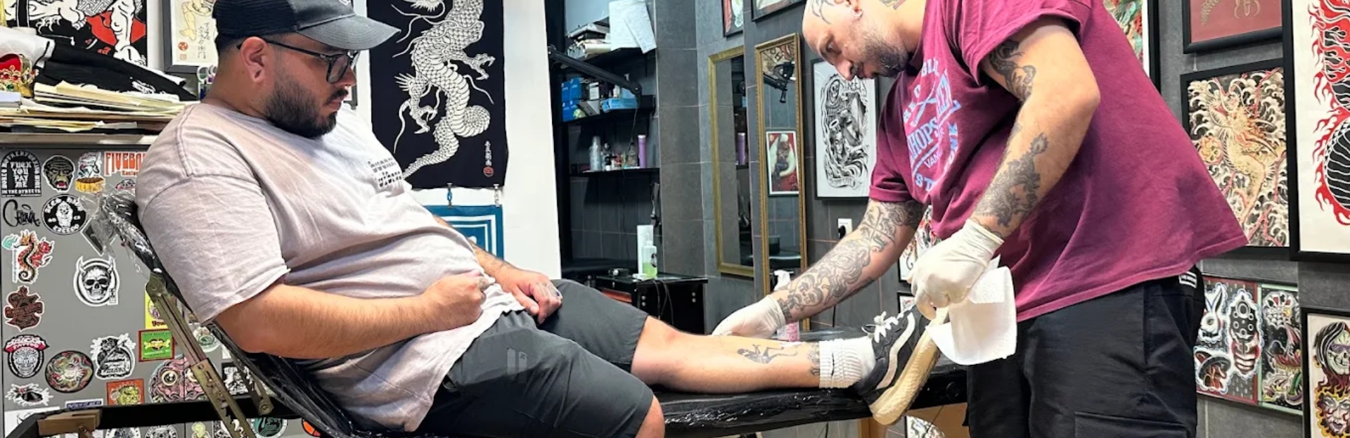 Tattoo Artist at Work