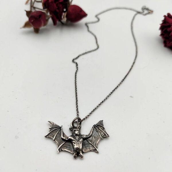 Night creatures sterling silver pendant 